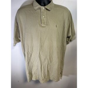 Vintage Polo Ralph Lauren Brown Cotton Polo Shirt Men's Size XL Classic